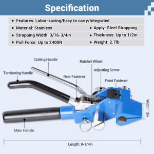 Steel Banding Tool Ratchet Tensioner-02